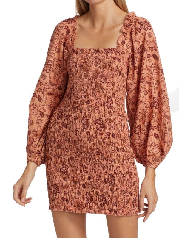 فستان قصير، ارتديه لي، مجموعة Free People Apricot