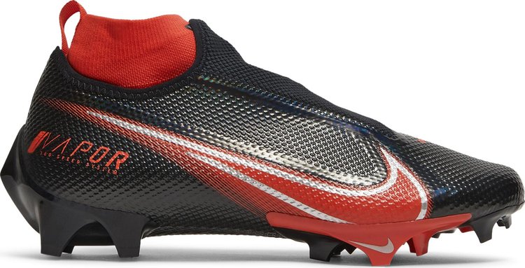 Nike Vapor Edge Pro 360 Cleats, Black-Orange