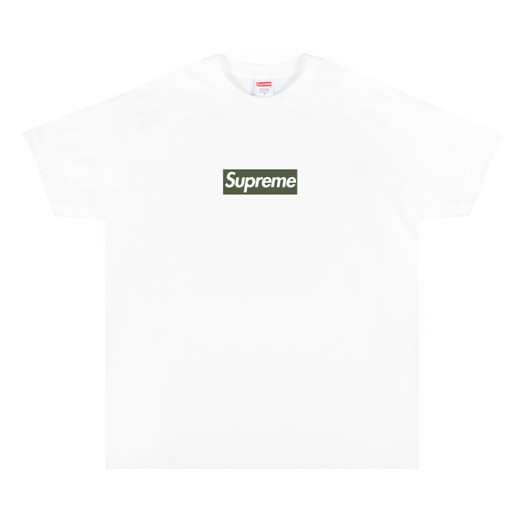 تي شيرت Supreme Berlin Box Logo باللون الأبيض