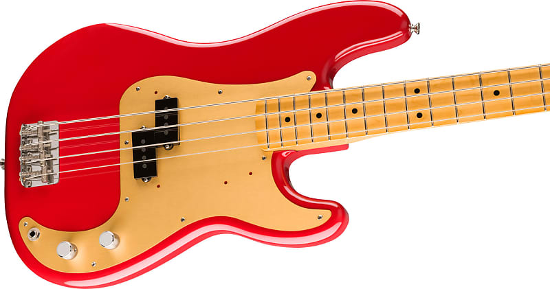 Fender Vintera '50s Precision Bass - Maple Neck, Dakota Red with Deluxe GigBag