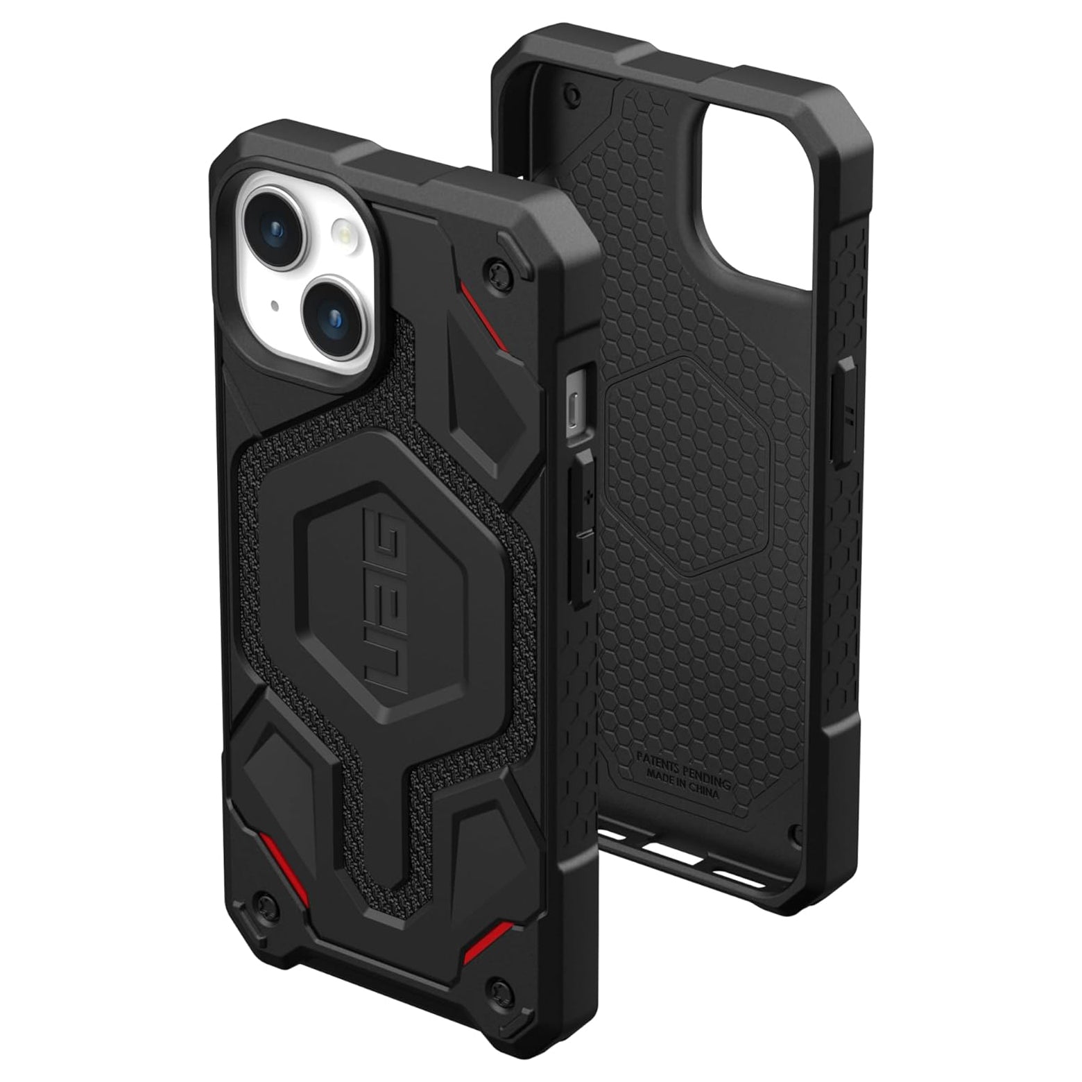 Case UAG Monarch Pro for iPhone 15 Plus, Kevlar Black