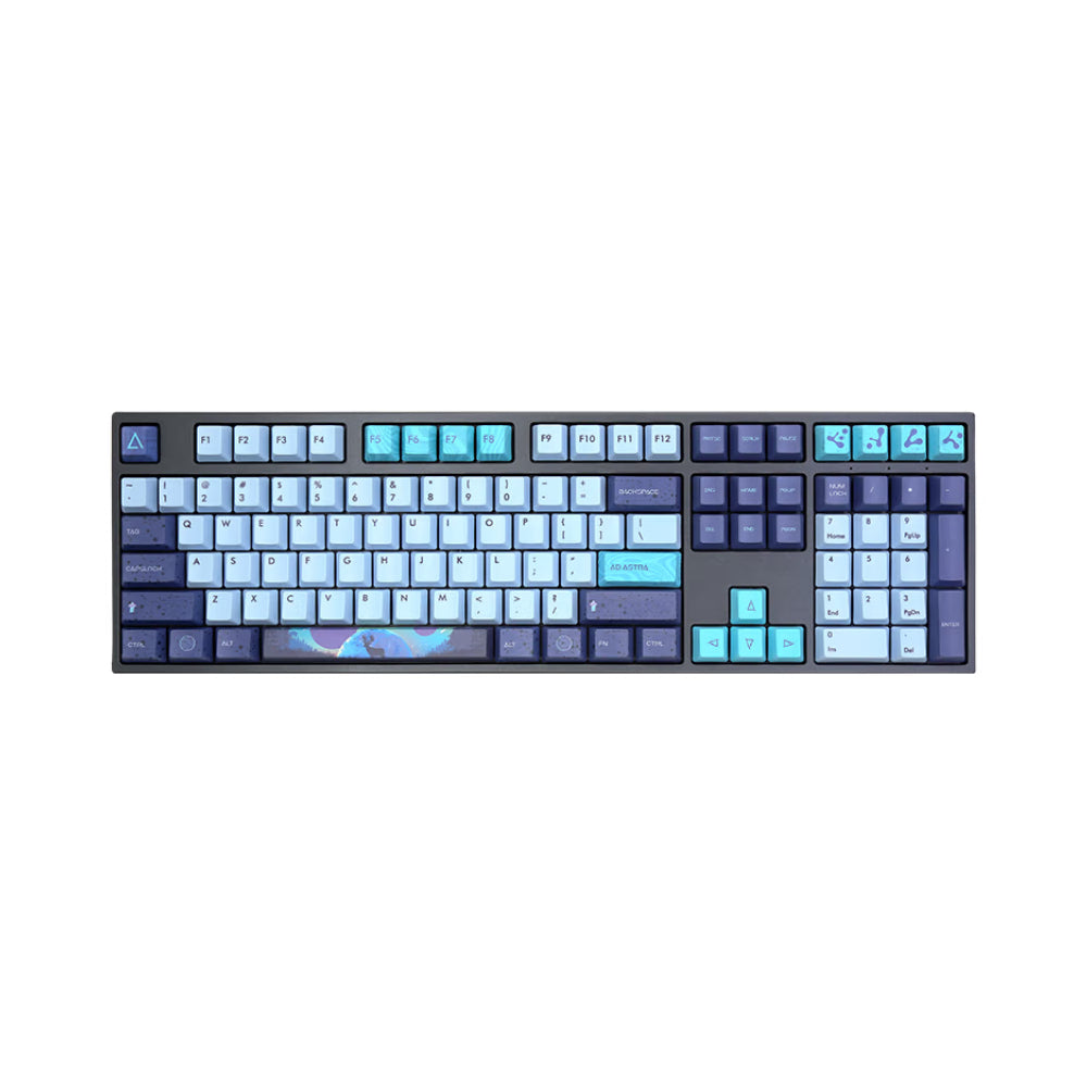 Mechanical gaming wired keyboard Varmilo Aurora 108, EC V2 Sakura, black/blue English layout