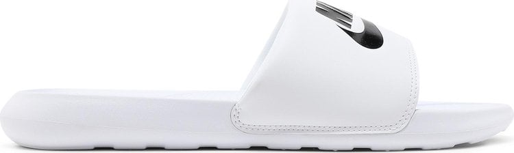 صندل Nike Victori One Slide 'White' باللون الأبيض