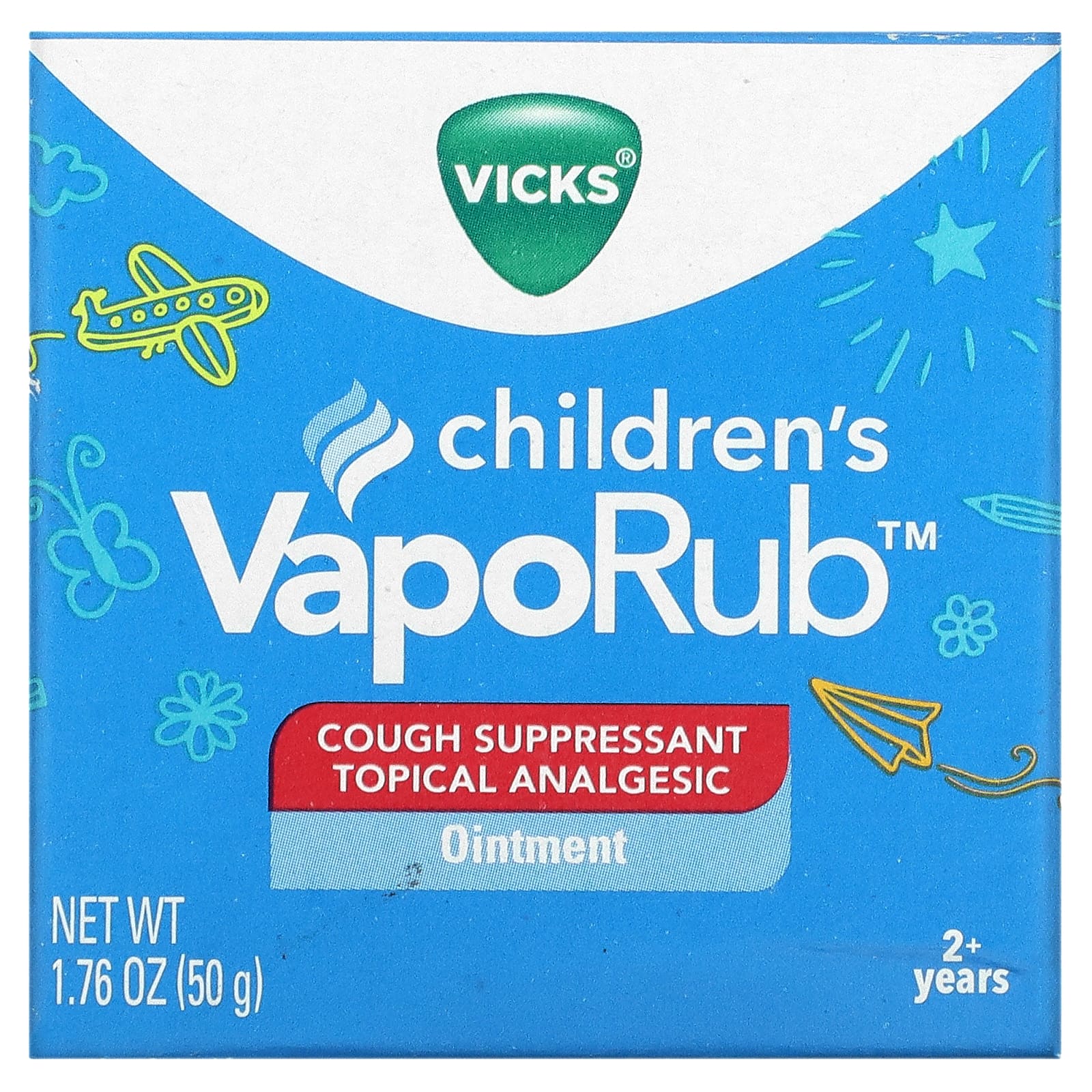 Vicks cough ointment for children over 2 years old, 50 g