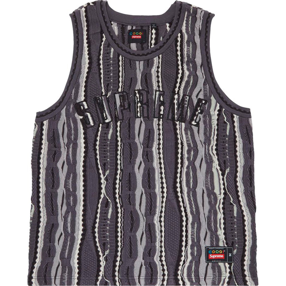 Supreme x Coogi Basketball Tank, Black