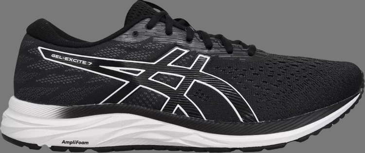 حذاء رياضي Gel Excite 7 Extra Wide باللون الأسود من Asics، باللون الأسود