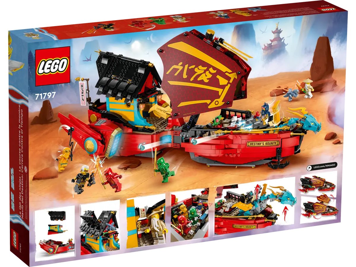 Lego Ninjago Destiny's Bounty - Race Against Time 71797, 1739 pieces