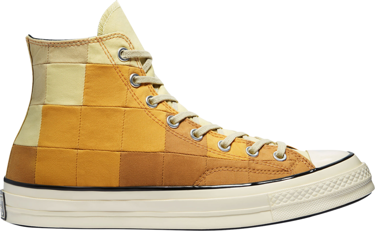 حذاء رياضي Converse Chuck 70 High Plant Color Patchwork - Gravel Egret، برتقالي