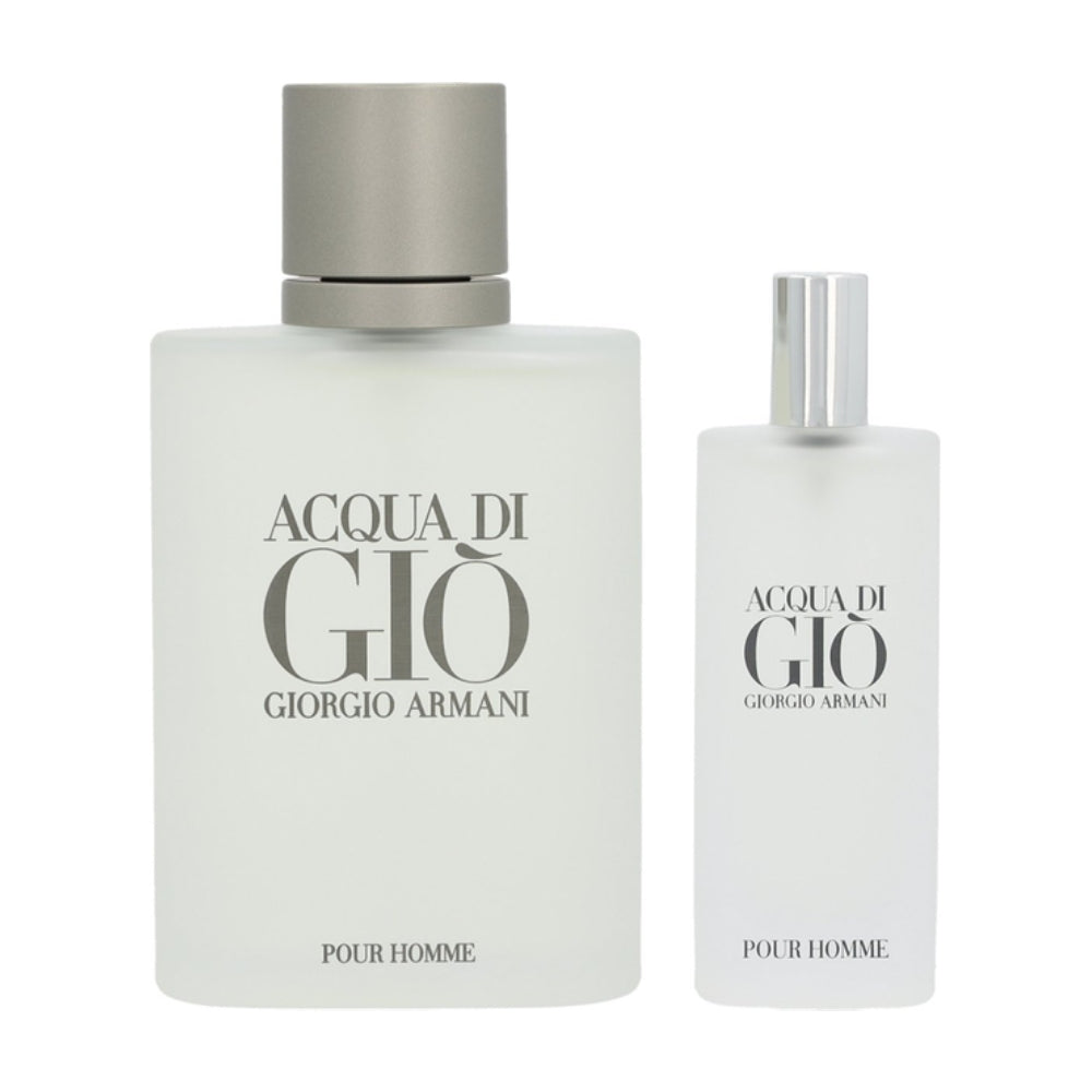 Acqua Di Gio - Eau de toilette, travel spray set 100 ml+ 15 ml, Giorgio Armani