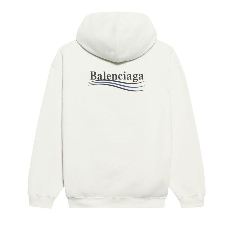 Balenciaga Political Campaign Hoodie Medium Fit 'White', white