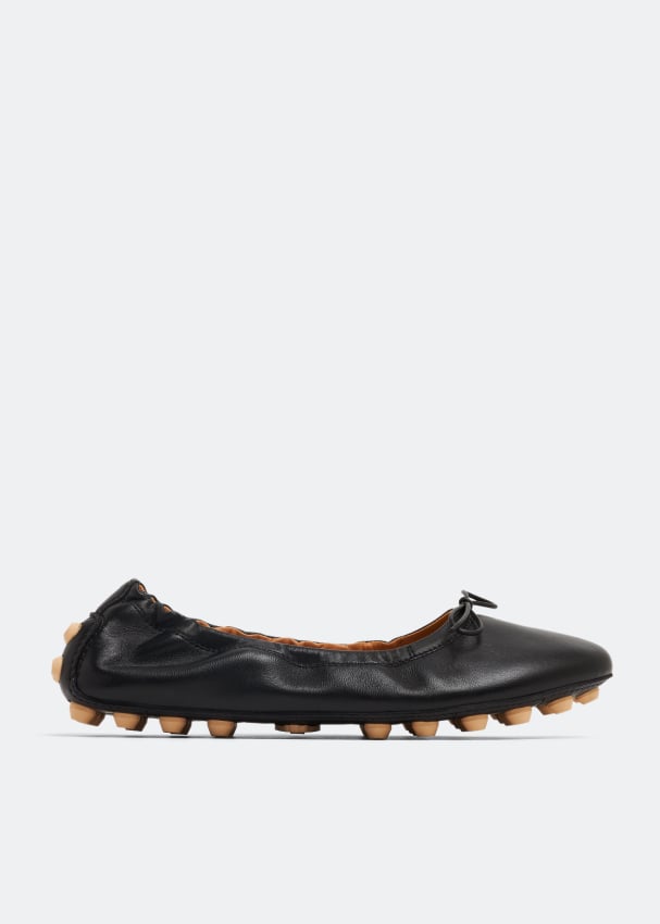 TOD'S Bubble ballerinas, black