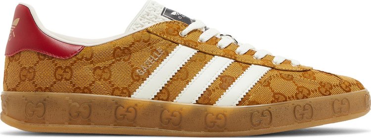 حذاء رياضي Adidas Adidas x Gucci Gazelle 'GG Monogram' باللون البني