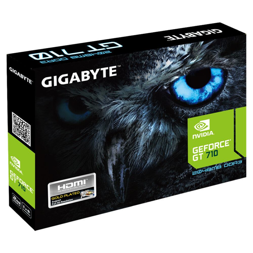 بطاقة الرسوميات Gigabyte GeForce GT 710 GDDR4 2GB