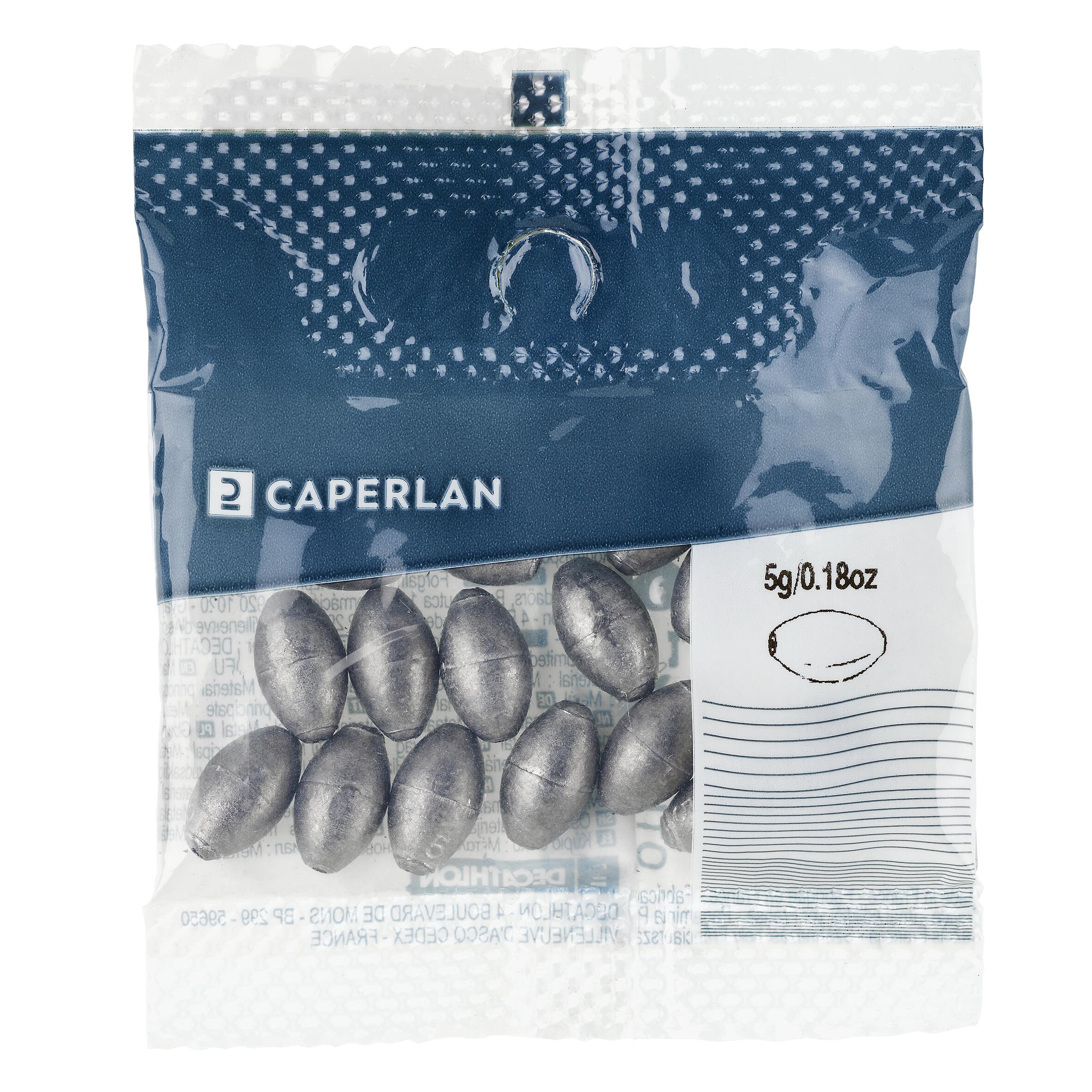 Olive lead oblong perforated CAPERLAN