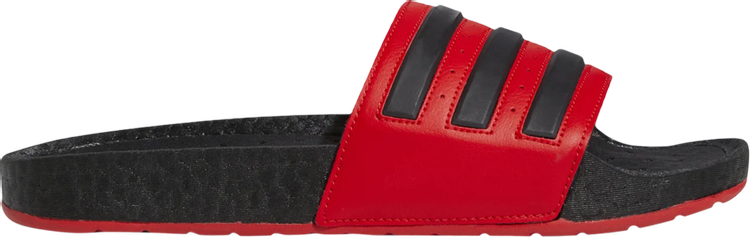 Adidas Adilette Boost Slide 'Vivid Red' Sandals, Red