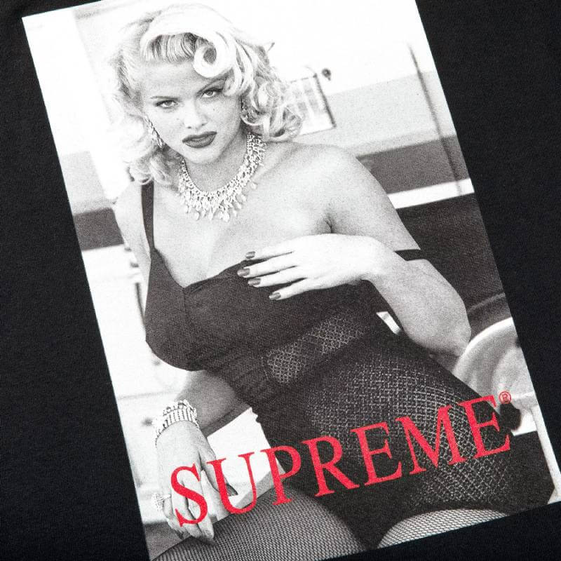 Supreme Anna Nicole Smith T-shirt, black