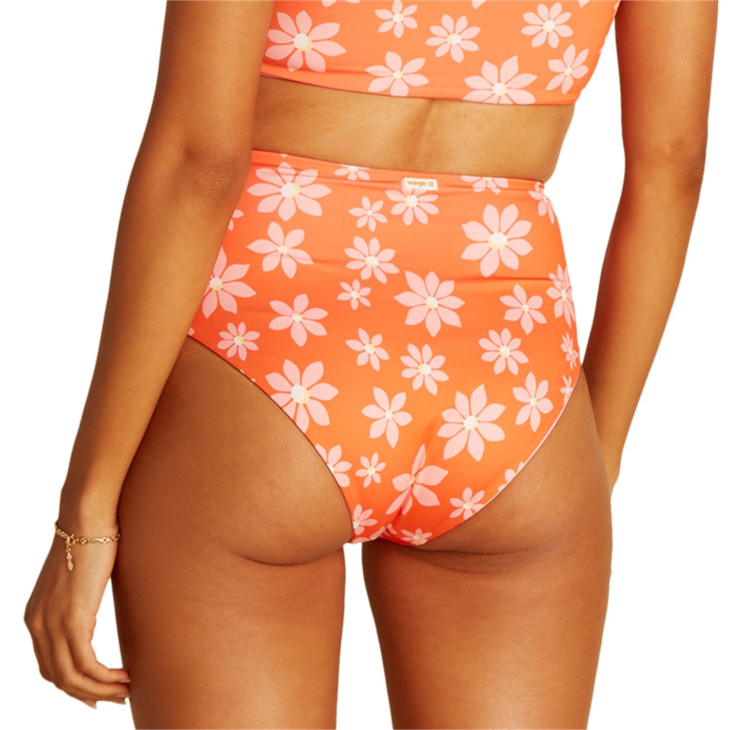 Billabong Out West Hi Retro Bikini Bottoms, Orange