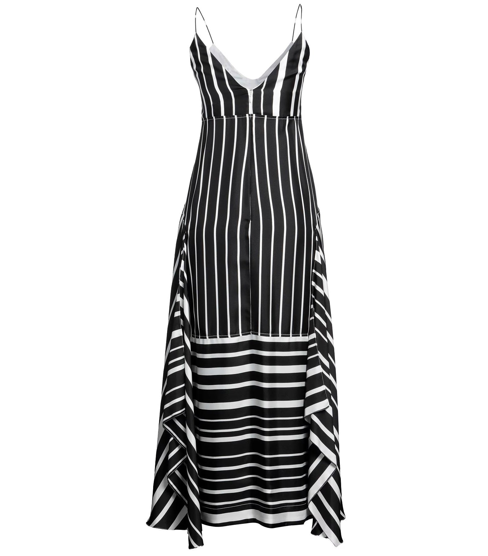 Victoria Beckham Long dress, black, white