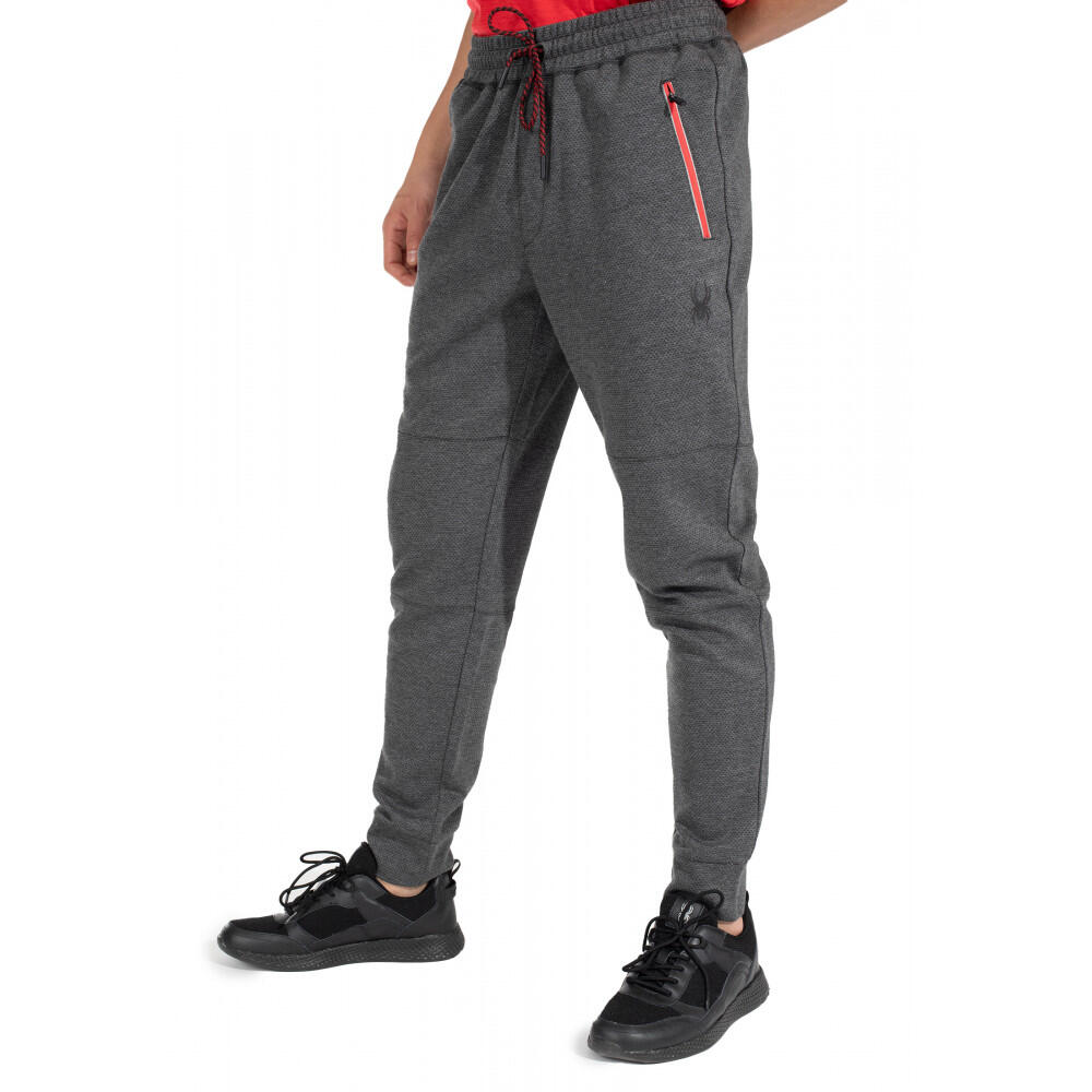 DROP NEEDLE FLEECE gray Running SPYDER, dark gray