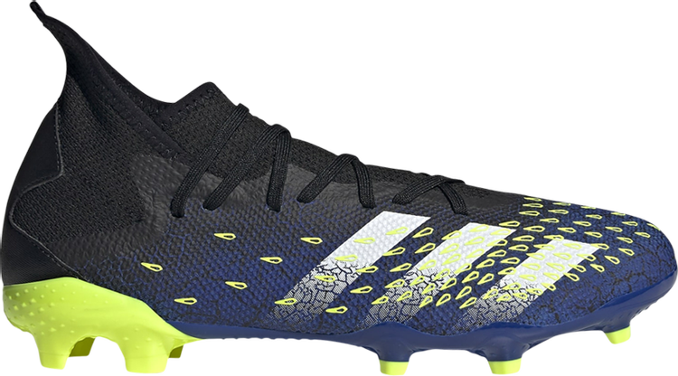 حذاء Adidas Predator Freak.3 FG 'Demonscale - Royal Blue Yellow' باللون الأزرق