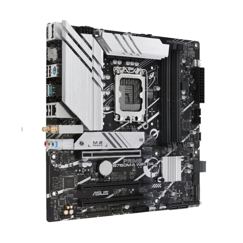 اللوحة الأم Asus PRIME B760M-A، LGA1700، واي فاي، DDR4