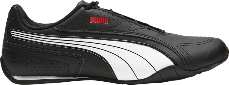 حذاء رياضي Puma Redon Bungee باللونين الأسود والأبيض والأسود