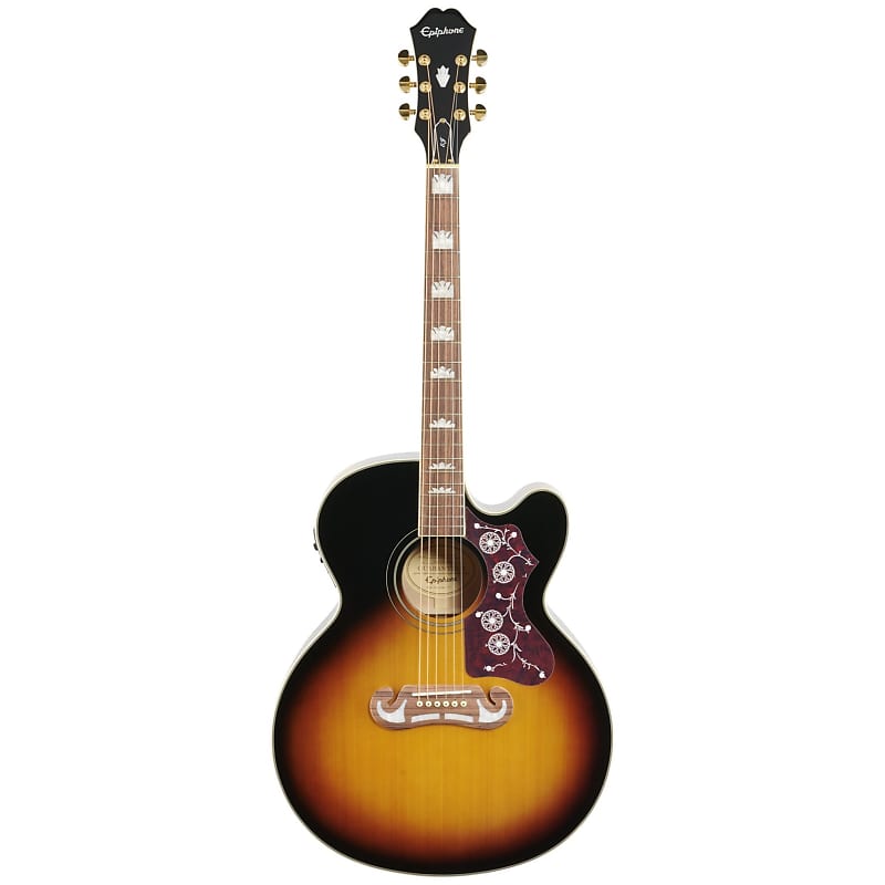 جيتار كهربائي صوتي Epiphone J-200 EC Studio