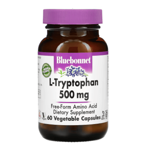 L-Tryptophan 500 mg 60 Capsules Bluebonnet Nutrition