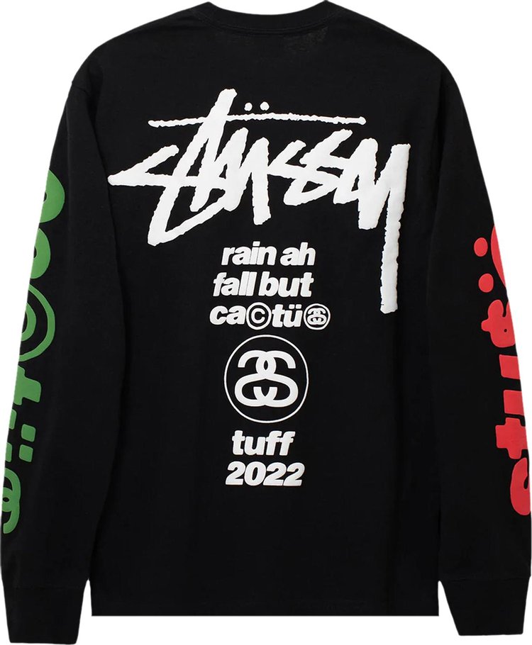 Stussy x Cactus Plant Flea Market Sport Long-Sleeve Tee 'Black', black