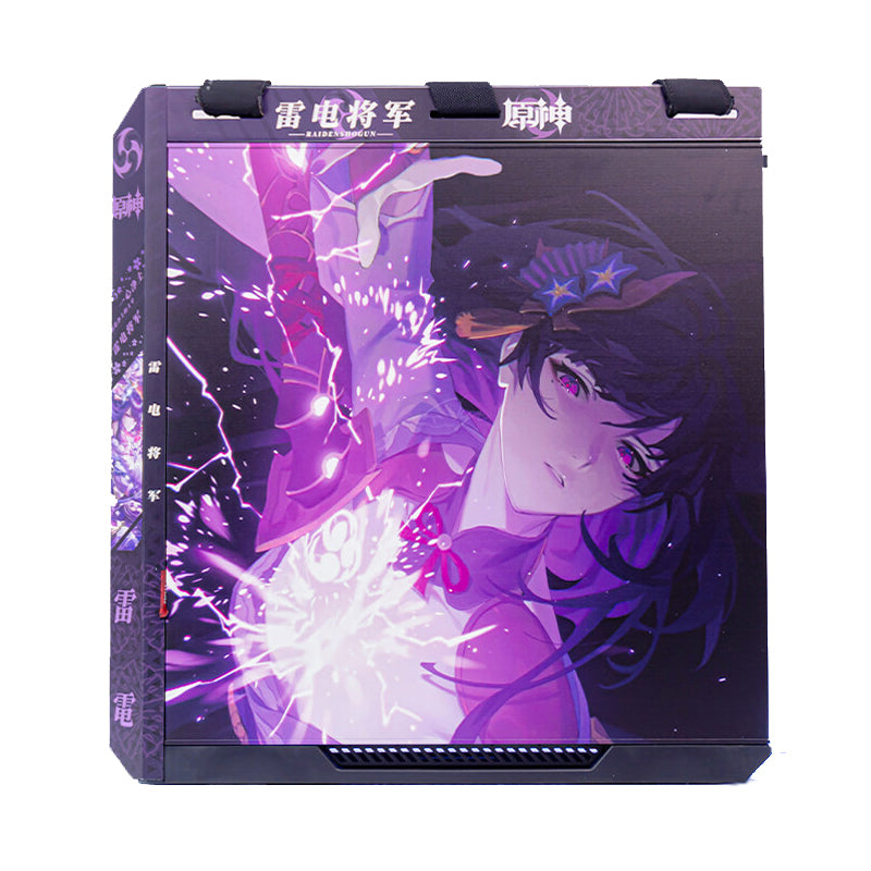 Case ASUS ROG Strix Helios GX601 Custom Raiden Shogun, Mid Tower, black/purple/pattern