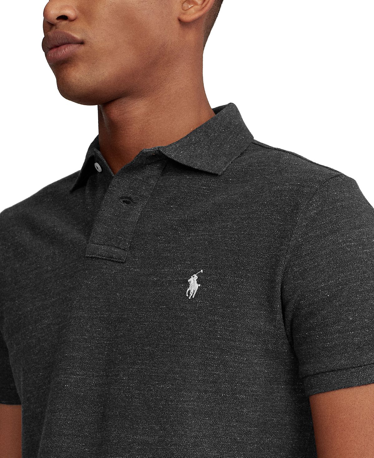 Polo Ralph Lauren Men's Slim Fit Mesh Custom Polo Shirt, Multi