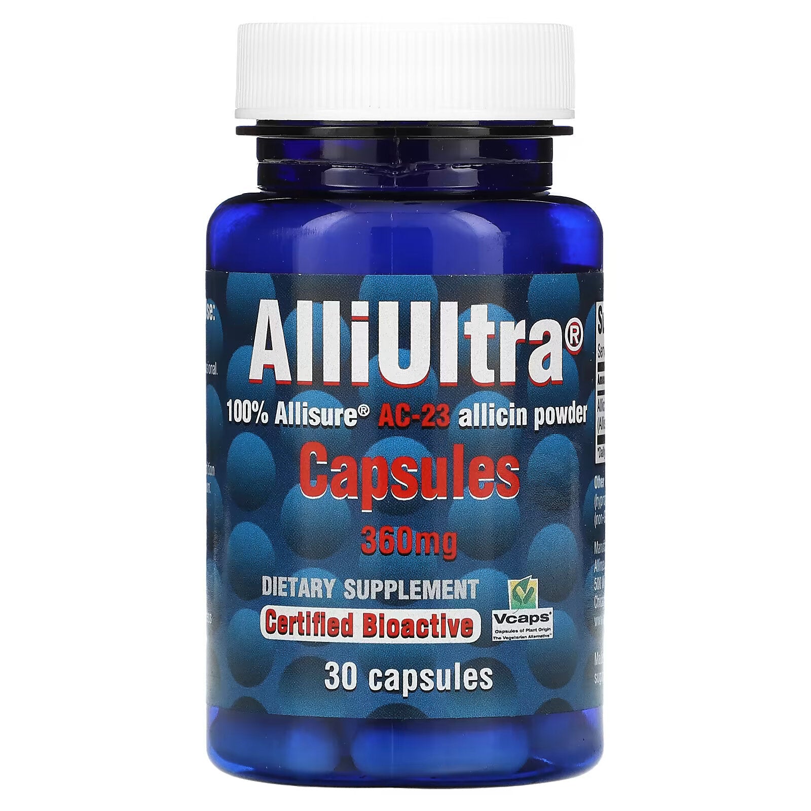 Allimax, AlliUltra, 360 mg, 30 capsules