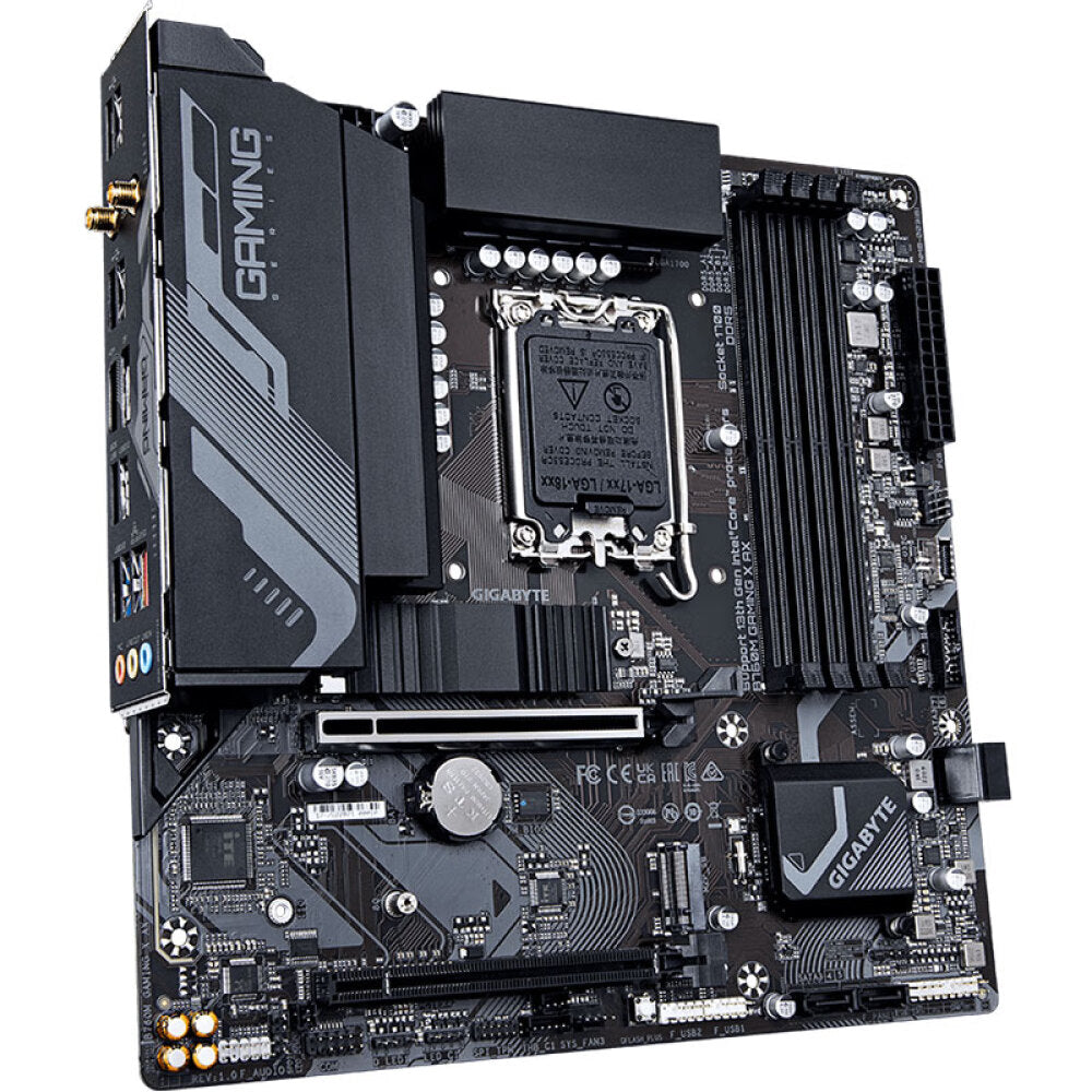 لوحة أم Gigabyte B760M GAMING X AX، LGA1700، DDR5، واي فاي