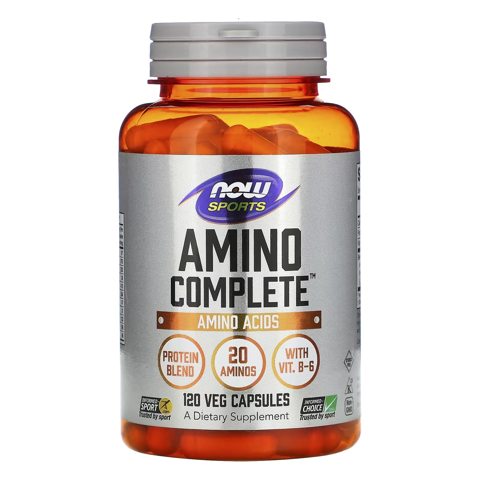 NOW Foods Sports Amino Acid Complex، 120 كبسولة نباتية