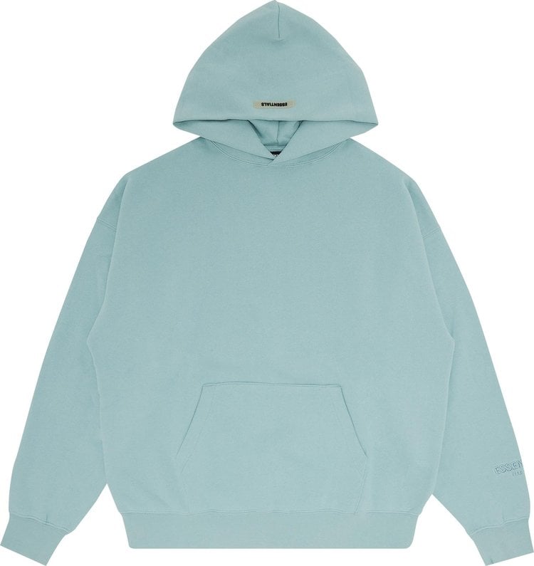 Fear of God Essentials 3M Logo Pullover Hoodie 'Blue', blue