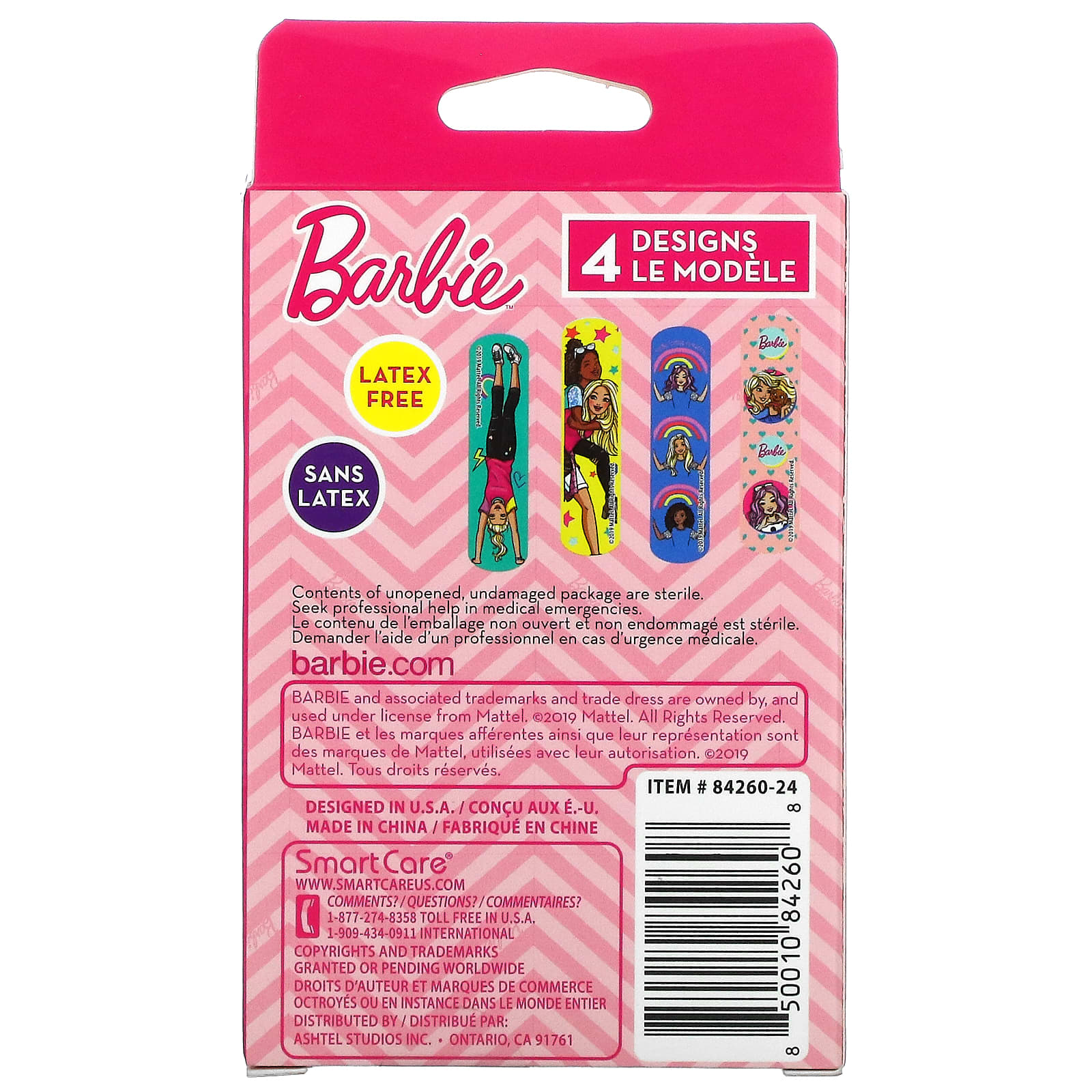 Smart Care Barbie patches, 20 dressings