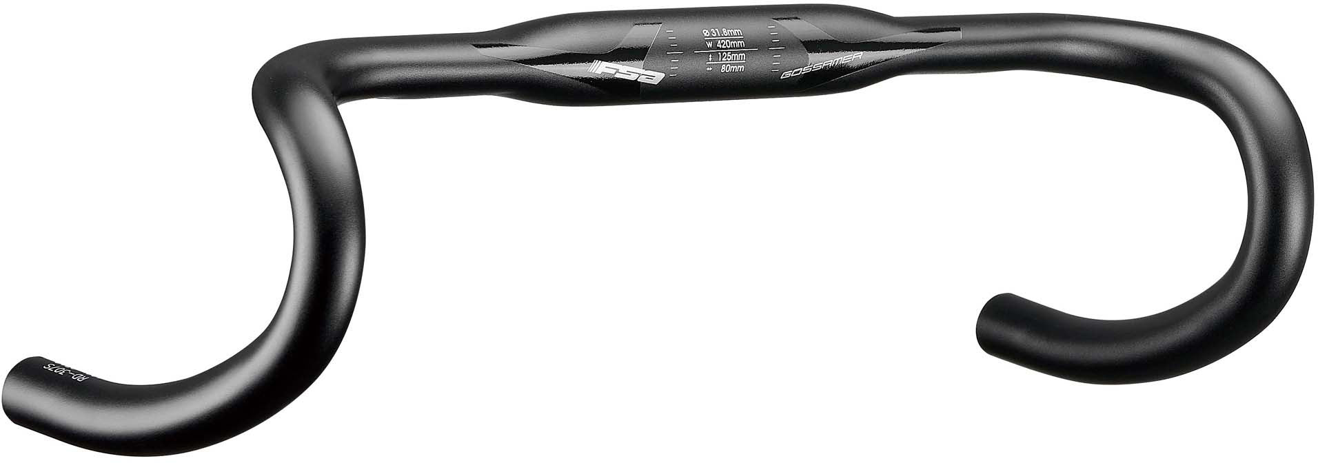 Gossamer FSA compact handlebar, black