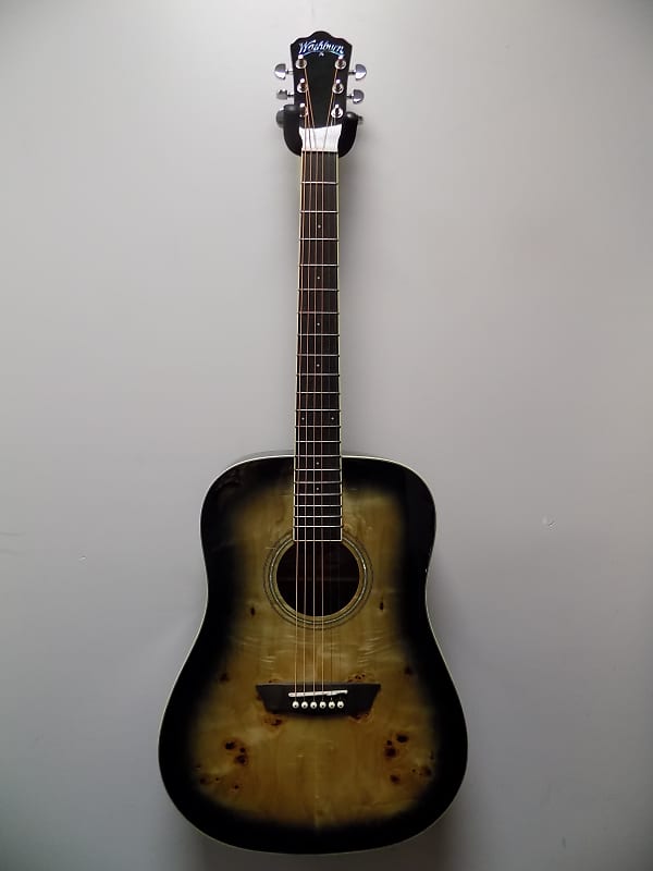 Acoustic guitar Washburn Deep Forest Burl D Acoustic Guitar DFBDB - Black Fade