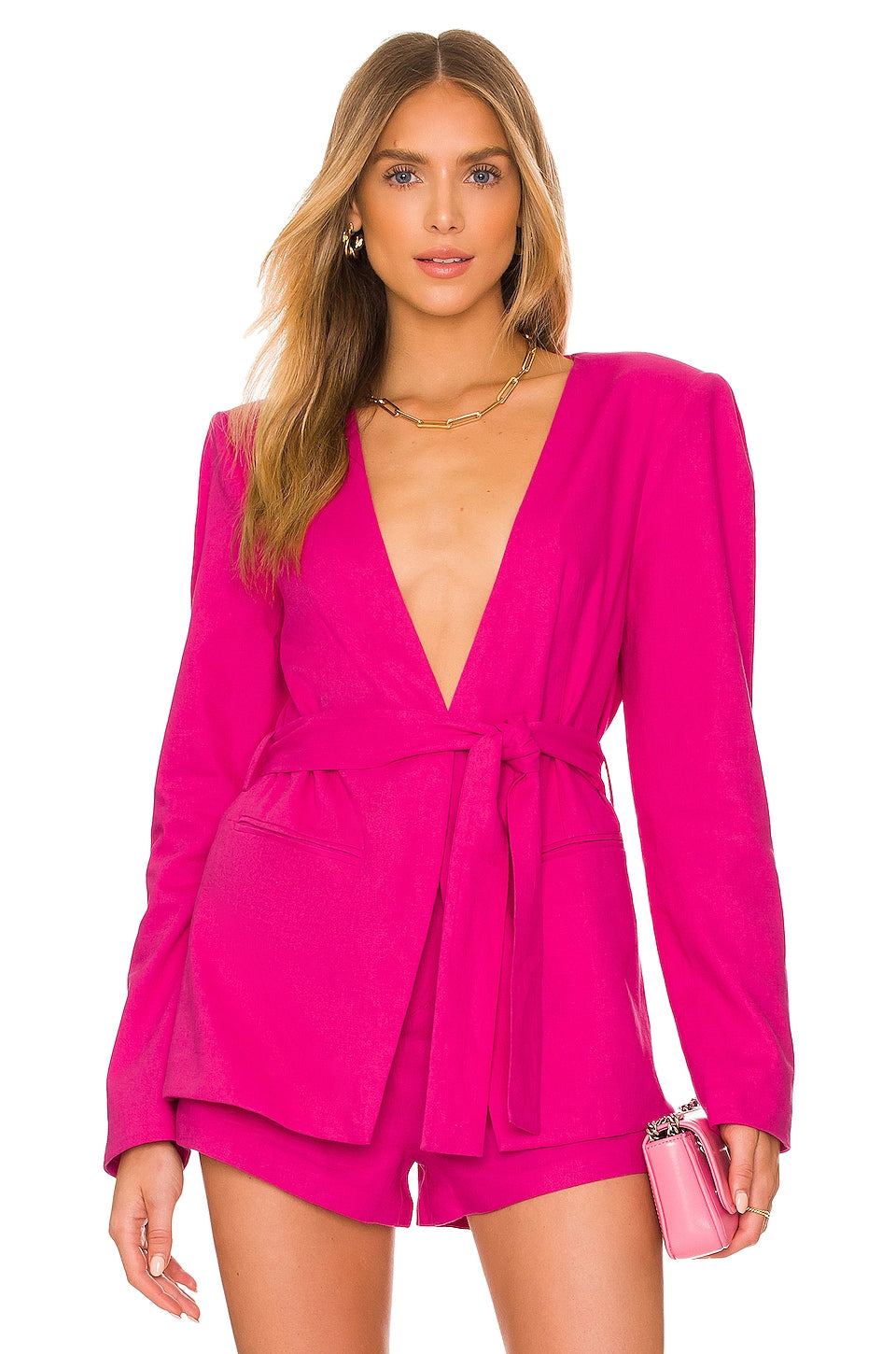 Lovers and Friends Moda Blazer, Hot Pink