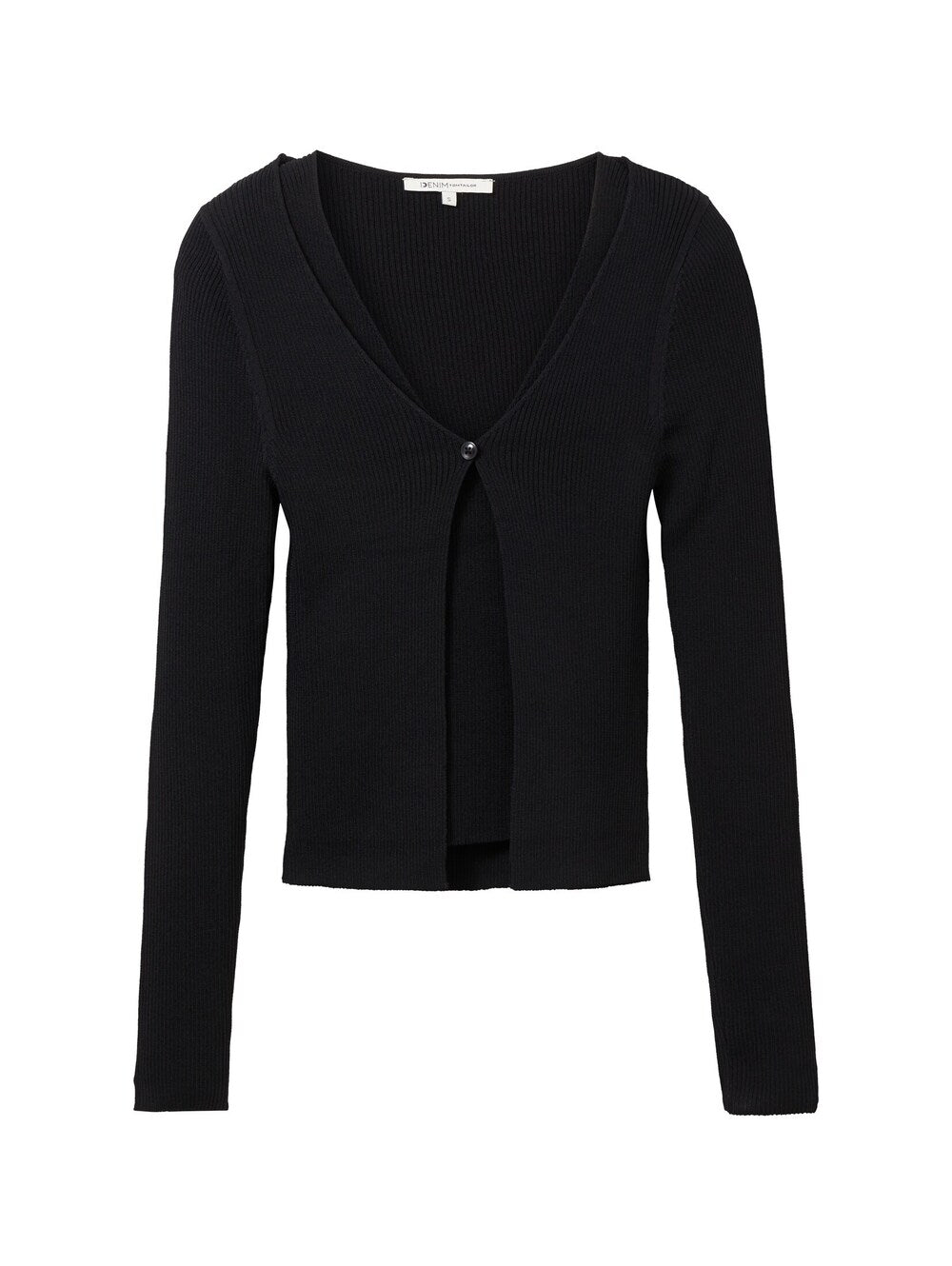 Tom Tailor knitted cardigan, black