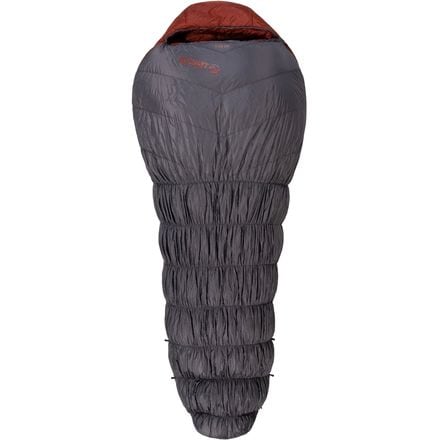 Down sleeping bag KSB 20: Down 20F Klymit, Rust Red/Grey