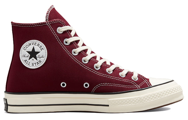 Converse Chuck 70 High 'Recycled Canvas - Deep Bordeaux' sneakers, wine