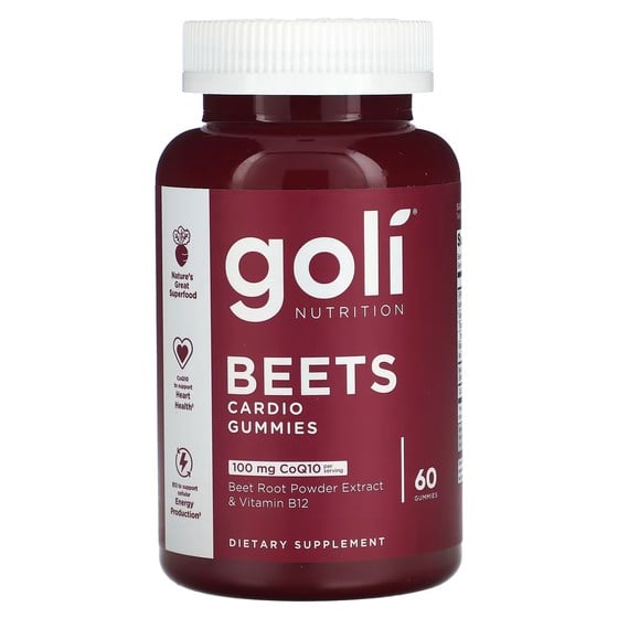 Goli Nutrition Beets Cardio Gummies, 60 Gummies