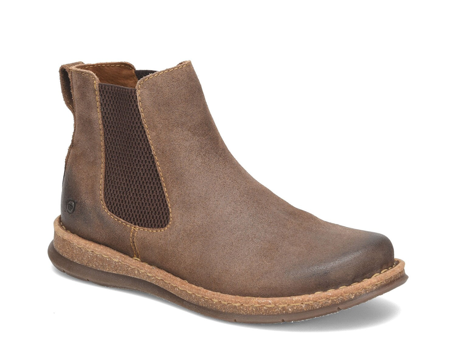 Born Brody Chelsea boots suede, gray-brown