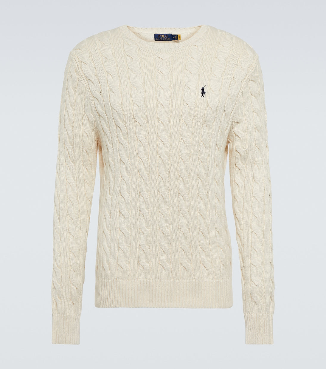 Polo Ralph Lauren Cotton Knitted Sweater, Neutral