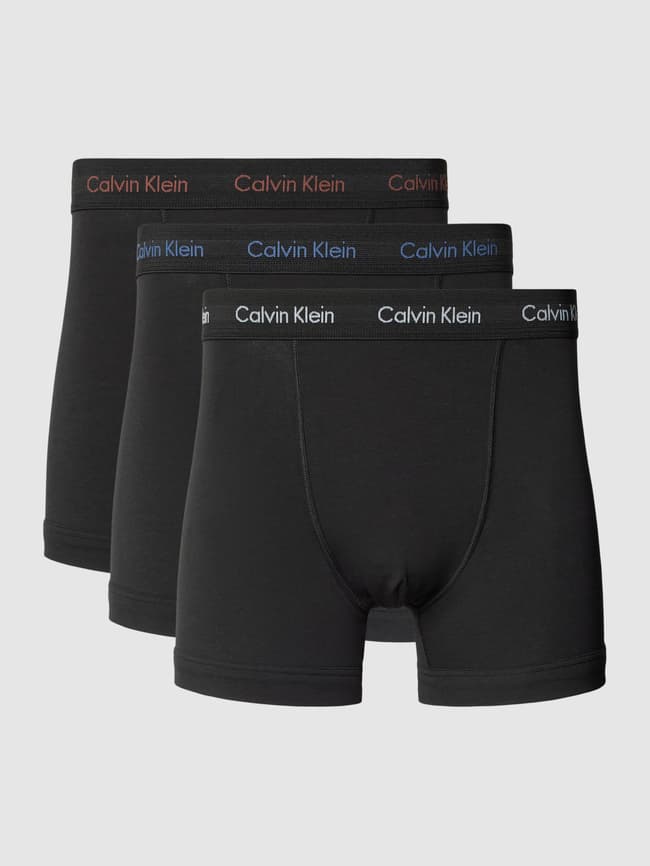 Briefs with elastic waistband, pack of 3 Calvin Klein Underwear, black