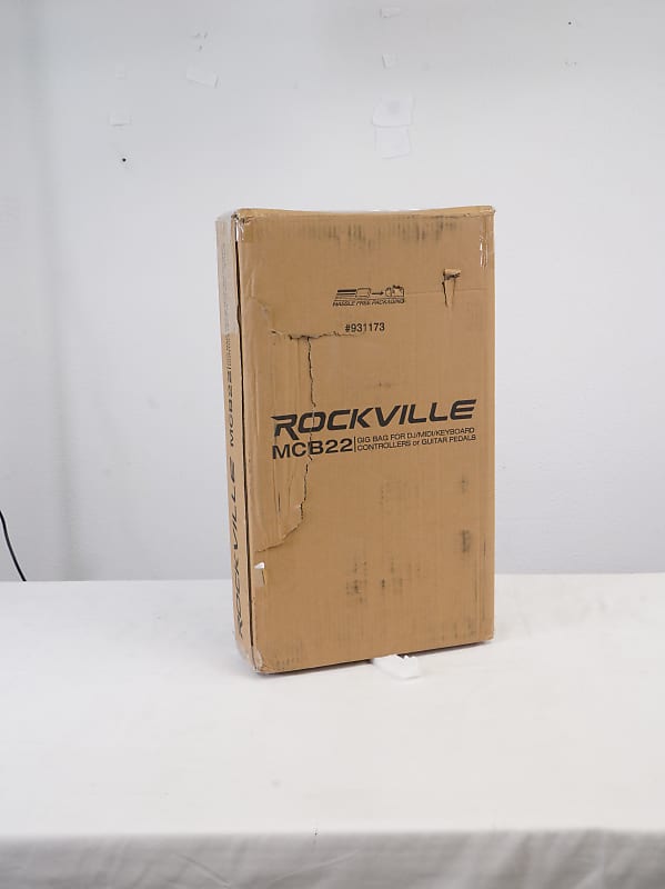 Rockville MCB22 Gig Bag Case 4 DJ/MIDI/Keyboard Controllers/Guitar Pedal Board