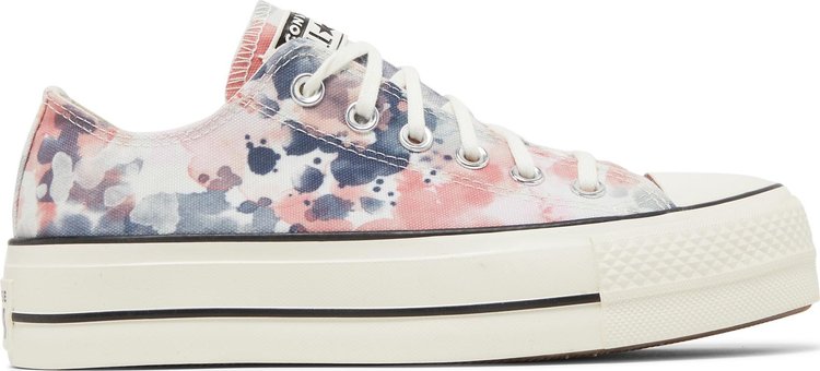 حذاء رياضي Converse Chuck Taylor All Star Platform Low Washed Florals من مجموعة Wmns، متعدد الألوان