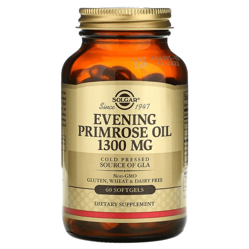 Evening Primrose Oil, 1300 mg, 60 Softgels, Solgar