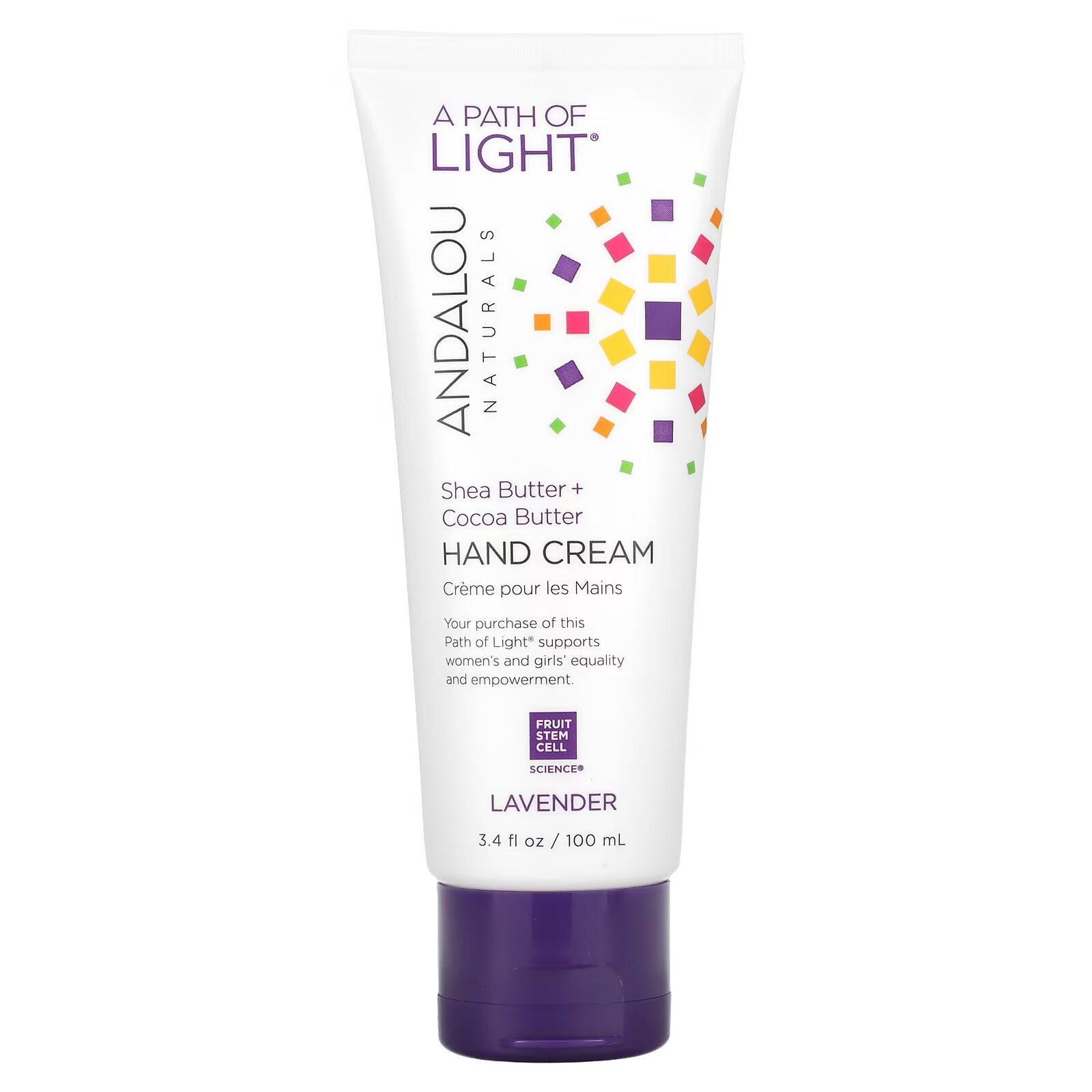 Andalou Naturals, Power of Nature, Hand Cream, Lavender & Shea, 3.4 fl oz (100 ml)